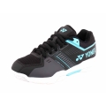 Buty do badmintona Yonex Strider Flow 2025 (sznurowane) czarne/niebieskie dziecięce